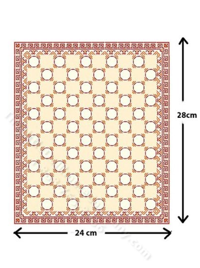 (image for) Dollhouse Scale Model Floor Tile Kit