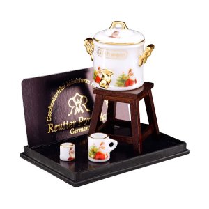 (image for) Miniature Mulled Wine Set for Dollhouses