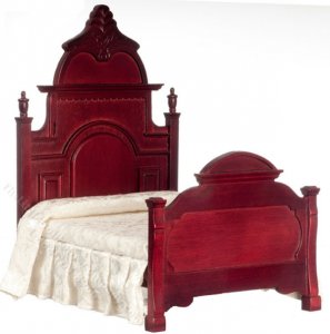 (image for) Miniature Rs Victorian Mahogany Bed