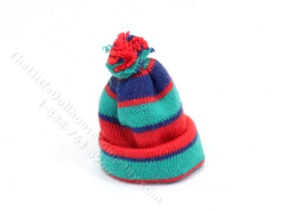 (image for) Miniature Ski Caps for Dollhouses