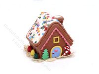 (image for) Miniature Gingerbread House for Dollhouses