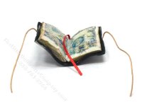 (image for) Miniature Leather Bible for Dollhouses