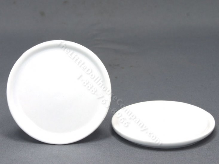 (image for) Miniature Modern White Ceramic Platter