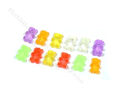 (image for) Miniature Gummy Bears for Dollhouses (1 pc)