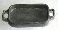(image for) Miniature Roasting Pan, Large, Black for Dollhouses