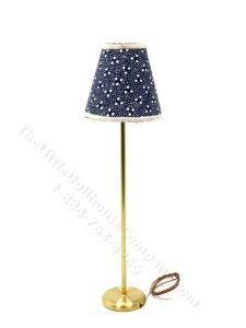 (image for) Miniature 12v Floor Lamp for Dollhouses - Blue