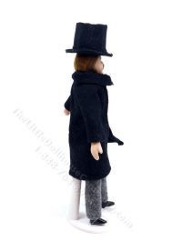 (image for) Miniature Vintage Porcelain Victorian Man in Top Hat