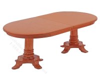 (image for) Miniature Simplified Empire or Biedermeier Dining Room Table Kit