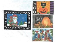 (image for) Miniature Holiday Door Mat Set #1