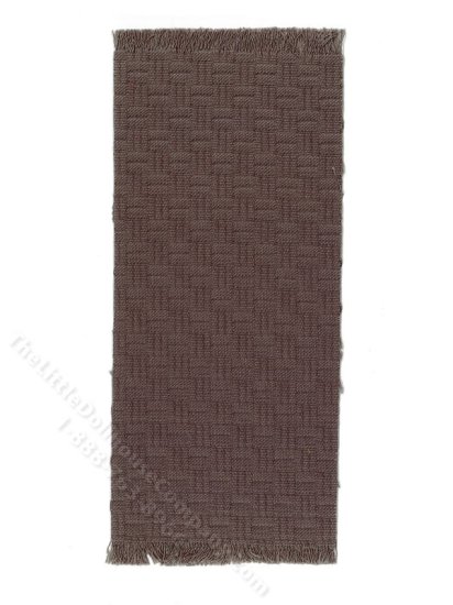 (image for) Miniature Grey Squares Rug for Dollhouses - Medium