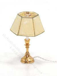 (image for) Miniature Brass Lamp for Dollhouses