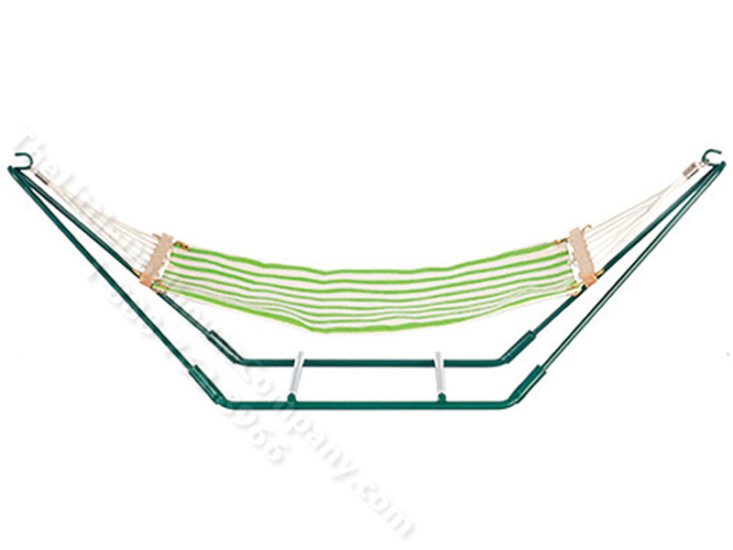 (image for) Miniature Green Striped Hammock for Dollhouses