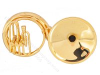 (image for) Miniature Brass Sousaphone for Dollhouses