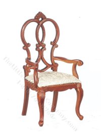 (image for) Miniature Queen Anne Croix Walnut Chair