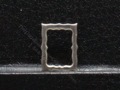 (image for) Miniature Rectangular Sterling Silver Picture Frame by Don Henry