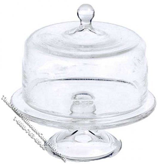 (image for) Miniature Medium Domed Cake Stand for Dollhouses