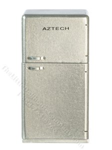 (image for) Miniature Silver 1950s Refrigerator for Dollhouses
