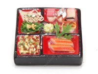 (image for) Miniature Japanese Food Tray with Sashimi