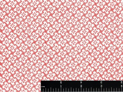 (image for) Red Pinwheel Miniature Wallpaper for Dollhouses
