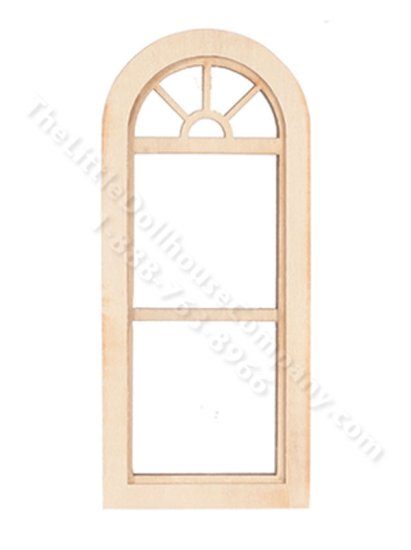 (image for) Miniature Unfinished 1 Over 1 Palladian Window