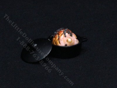 (image for) Miniature Ham in a Pot for Dollhouses