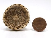 (image for) Miniature Round Straw Basket