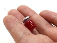 (image for) Miniature Glass Jar of Tomatoes for Dollhouses