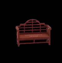 (image for) 1/4" Scale Garden Bench Chair Kit