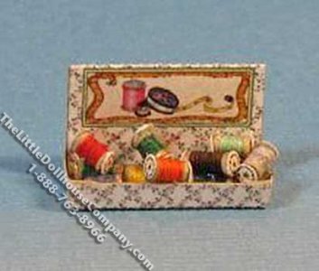 (image for) Miniature Thread Box Kit for Dollhouses