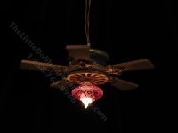 (image for) Miniature 12V Ceiling Light and Working Fan for Dollhouses