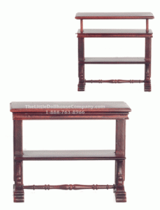 (image for) Miniature English 3 Tier Buffet for Dollhouse