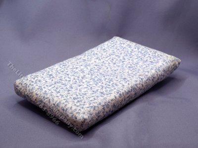 (image for) Miniature Blue Floral Mattress for Dollhouses