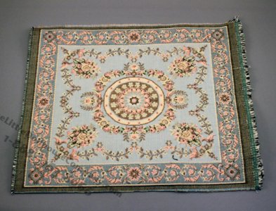 (image for) Aubusson Rug - Antique Blue