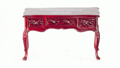 (image for) Miniature Mahogany Side Table for Dollhouses