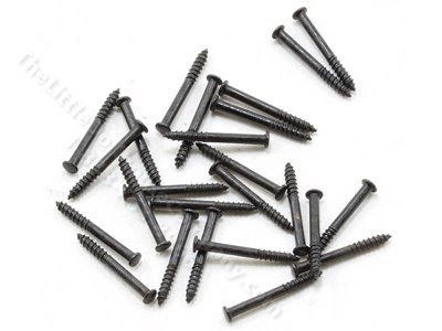 (image for) Dollhouse Scale Model Pewter 1/4" Brads, 100/Pk