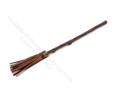 (image for) Miniature Rustic Broom for Dollhouses
