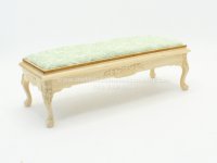 (image for) Miniature Unfinished Bench with Cushioned Seat