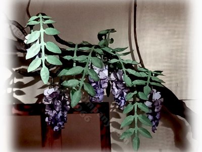 (image for) Miniature Laser Cut Wisteria Kit for Dollhouses