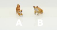 (image for) Miniature 1/4 Scale Orange Cat for Dollhouses