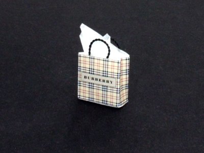 (image for) Miniature Small Burberry Shopping Bag