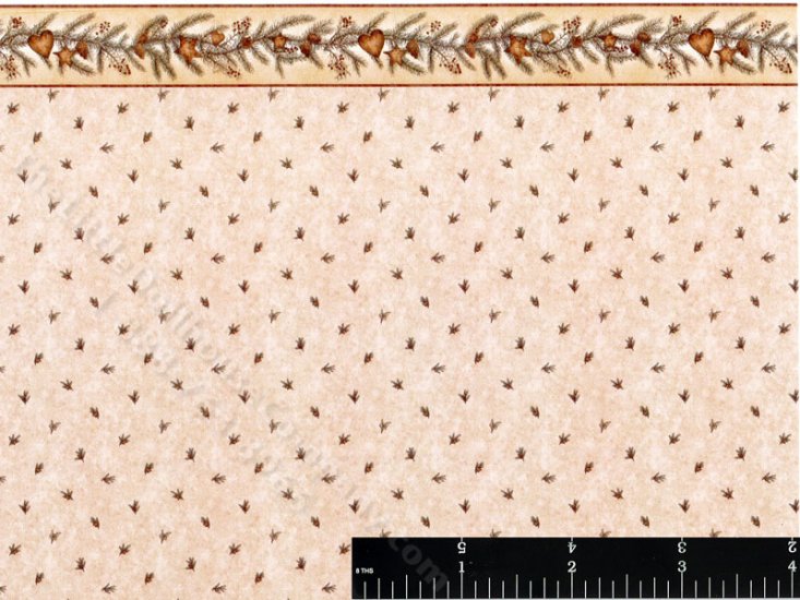 (image for) Pine Pattern Miniature Wallpaper for Dollhouses