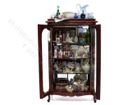 (image for) Miniature Mahogany China Cabinet by Twylla Charles