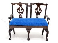(image for) Miniature Chippendale Double Chair