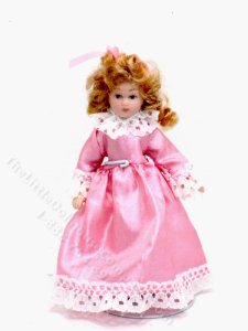 (image for) Miniature Doll in Pink Night Dress