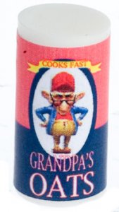(image for) Dollhouse Scale Model Grandpa's Oats