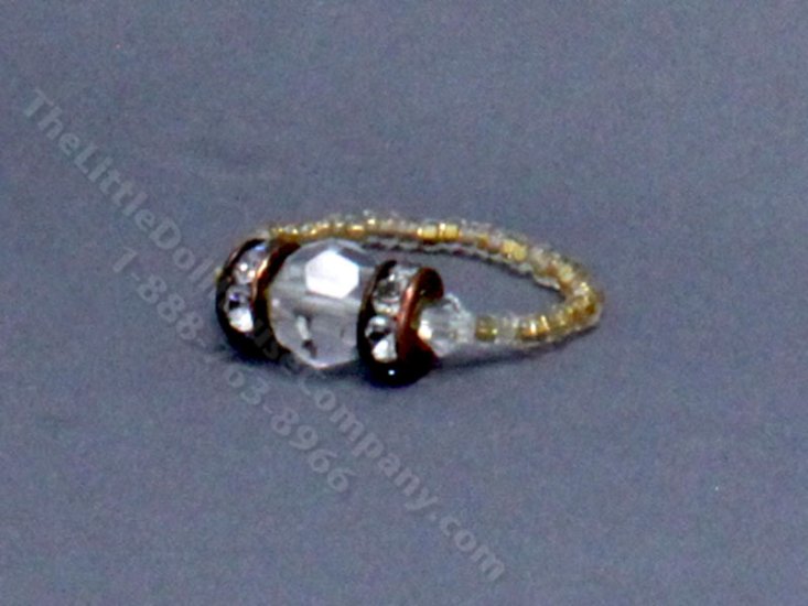(image for) Vintage Miniature Crystal Necklace for Dollhouses