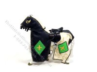 (image for) Miniature Full Scale Medieval Jousting Horse and Knight in Green
