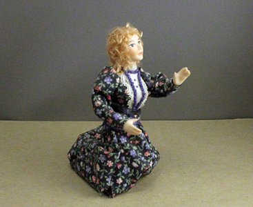 (image for) Dollhouse Scale Model Handmade Porcelain Dressmaker Doll