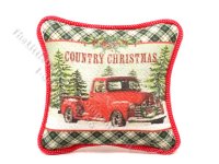 (image for) Miniature "Country Christmas" Pillow for Dollhouses