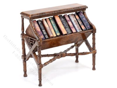 (image for) Miniature Birmingham Bookrack with Handmade Books